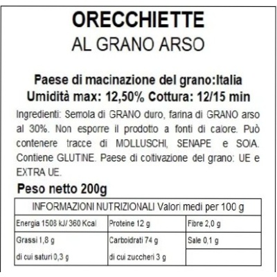 Confezione da 200g